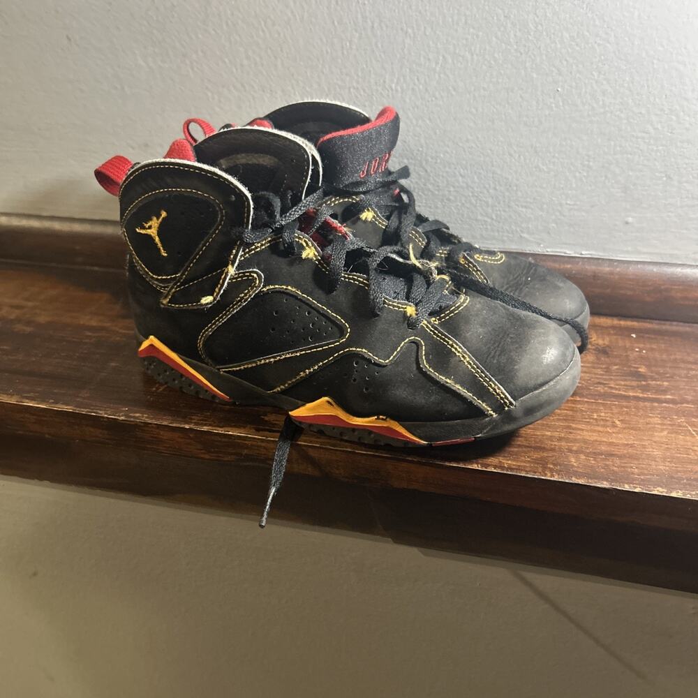 Jordan 7 Retro 2022 Mid Black Citrus Youth Size 3Y